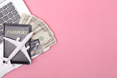 Transportation and Tourism By plane around the worldの写真素材