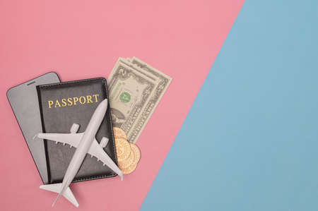 Transportation and Tourism By plane around the worldの写真素材