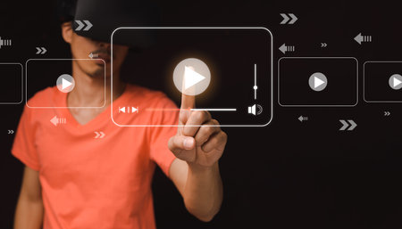 watching video on internet, live streaming online concert