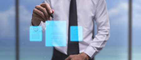 Digital document online Electronic signature, document management, paperless office, E signing,...