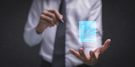 Digital document online Electronic signature, document management, paperless office, E signing,...