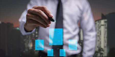 Digital document online Electronic signature, document management, paperless office, E signing,...