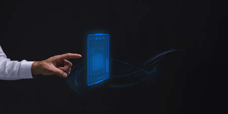 Digital document online Electronic signature, document management, paperless office, E signing, signing business contract concept, metaverseの写真素材