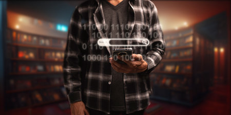 Search Engine Data Search Technology Optimization. Searching for information. Using Search Console with your website.の写真素材