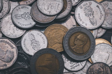 Savings Coins Investment And Interest Concept, Bitcoins new virtual money loan investment, real estate, mortgage, ESG, financial savingの写真素材