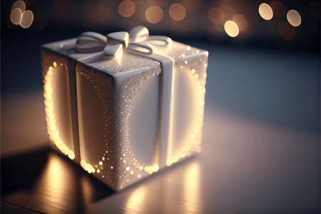 gift box at christmas given on different days