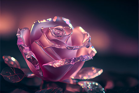 representative rose love, valentines day february 14 render realisticの写真素材