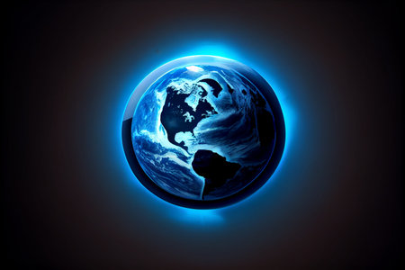 earth hour ai generated art