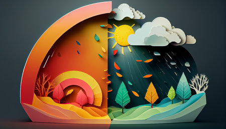 world meteorological day March 23 generative aiの写真素材