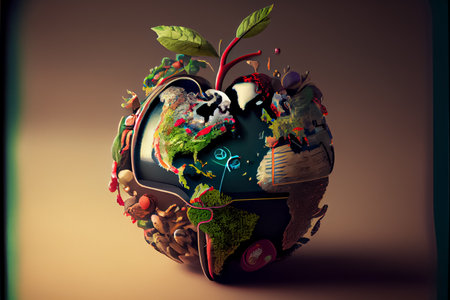 World Health Day, the key to global wellness 7 Aprilの写真素材