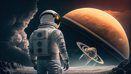 World Astronaut Day April 12 realistic