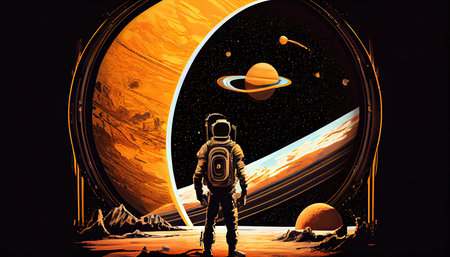 World Astronaut Day April 12 realistic