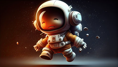 World Astronaut Day April 12 realisticの写真素材