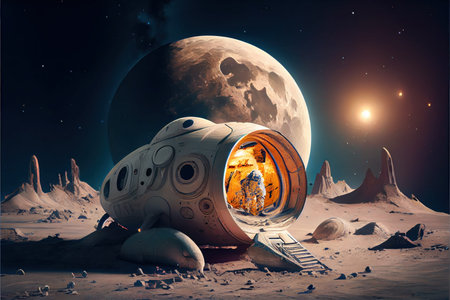 World Astronaut Day April 12 realistic