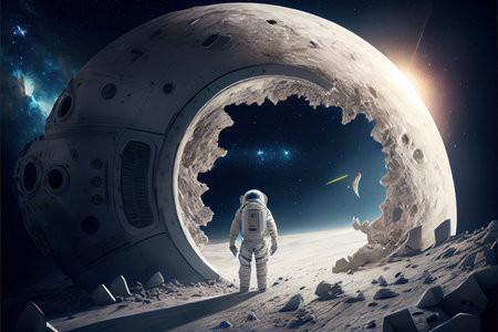 World Astronaut Day April 12 realistic