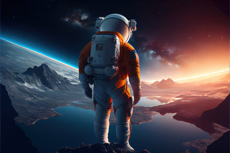 World Astronaut Day April 12 realistic