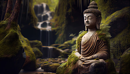 buddha image in buddhism makha bucha day visakha bucha day songkran day buddha purnimaの素材