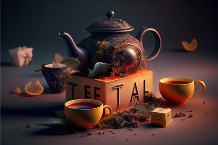 international tea day 21 mayの素材