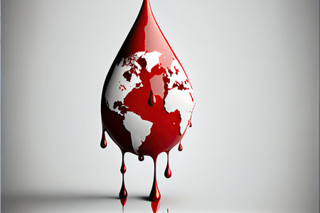 World Blood Donor Day 14 Juneの素材