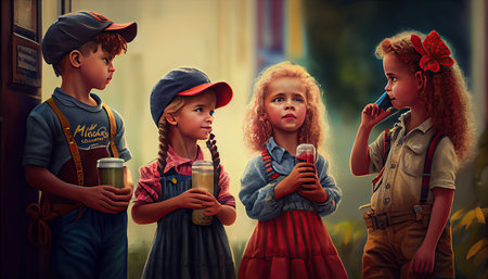 Childrenâs Day, the dawn of childrenâs rightsの素材