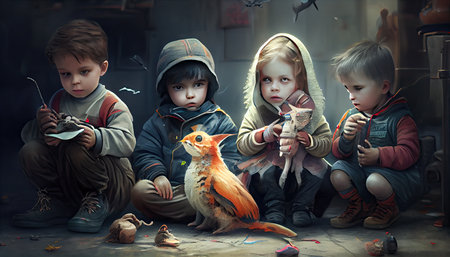 Childrenâs Day, the dawn of childrenâs rightsの素材