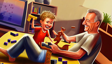 Honoring dads on Fatherâs Dayの素材