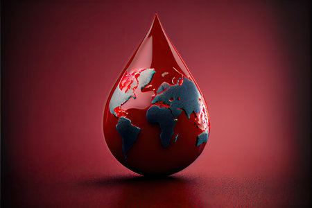 World Blood Donor Day 14 Juneの素材