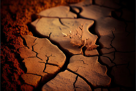 World Day Against Drought and Drought 17 Juneの素材