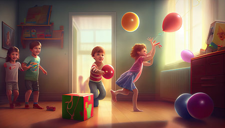 Childrenâs Day, the dawn of childrenâs rightsの素材