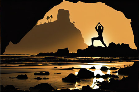 International Yoga Day June 21の素材