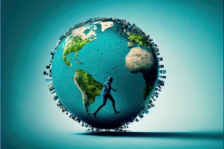 world running day 3 juneの素材