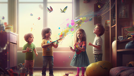 Childrenâs Day, the dawn of childrenâs rightsの素材