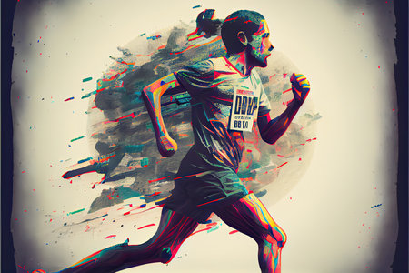 world running day 3 juneの素材