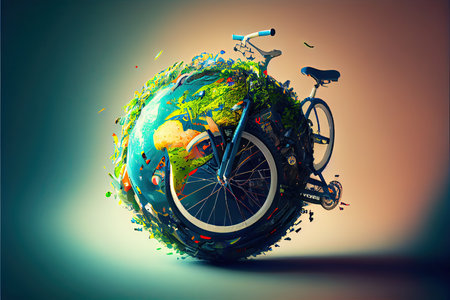 world bike day 3 juneの素材