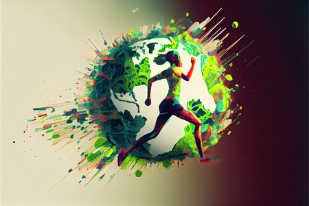 world running day 3 juneの素材