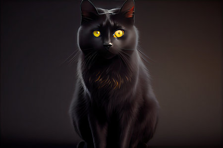 Black Cat Appreciation Day August 17thの素材