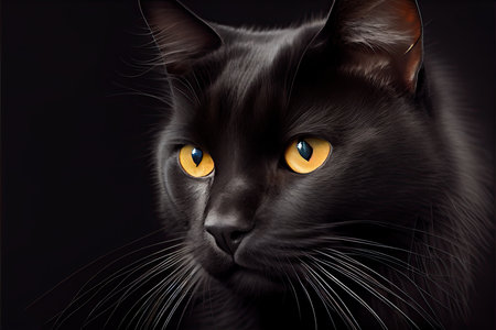 Black Cat Appreciation Day August 17thの素材