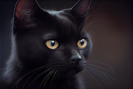 Black Cat Appreciation Day August 17thの素材