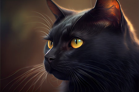 Black Cat Appreciation Day August 17thの素材