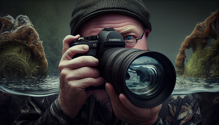 Camera World Photography Day, the beauty of an imageの素材