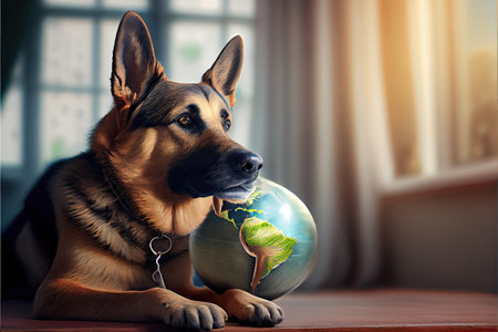 World Dog Day 26th Augustの素材