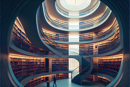 International Literacy Day, 8 September AI Generatedの素材