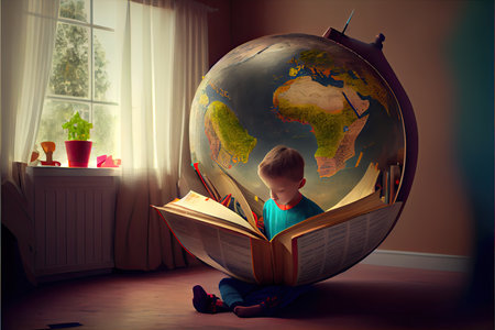 International Literacy Day, 8 September AI Generatedの素材