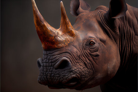 World Rhino Day September 22 AI Generatedの素材