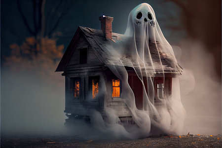 Halloween day eyes of Jack O' Lanterns trick or treating Samhain All Hallows' Eve All Saints' Eve All hallowe'en spooky Horror Ghost Demon background October 31 Generative AIの素材