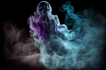 Halloween day eyes of Jack O' Lanterns trick or treating Samhain All Hallows' Eve All Saints' Eve All hallowe'en spooky Horror Ghost Demon background October 31 Generative AIの素材