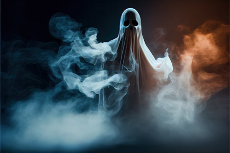 Halloween day eyes of Jack O' Lanterns trick or treating Samhain All Hallows' Eve All Saints' Eve All hallowe'en spooky Horror Ghost Demon background October 31 Generative AIの素材