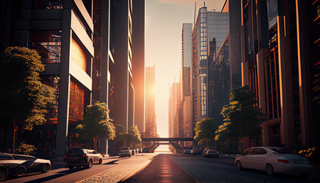 city during daytime world cities day 31 october Generative AIの素材