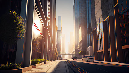city during daytime world cities day 31 october Generative AIの素材