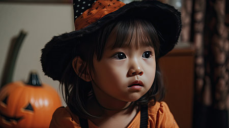 Halloween day eyes of Jack O' Lanterns trick or treating Samhain All Hallows' Eve All Saints' Eve All hallowe'en spooky Horror Ghost Demon background October 31 Generative AIの素材